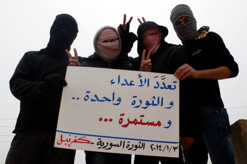 الصورة من ناشطي كفرنبل 